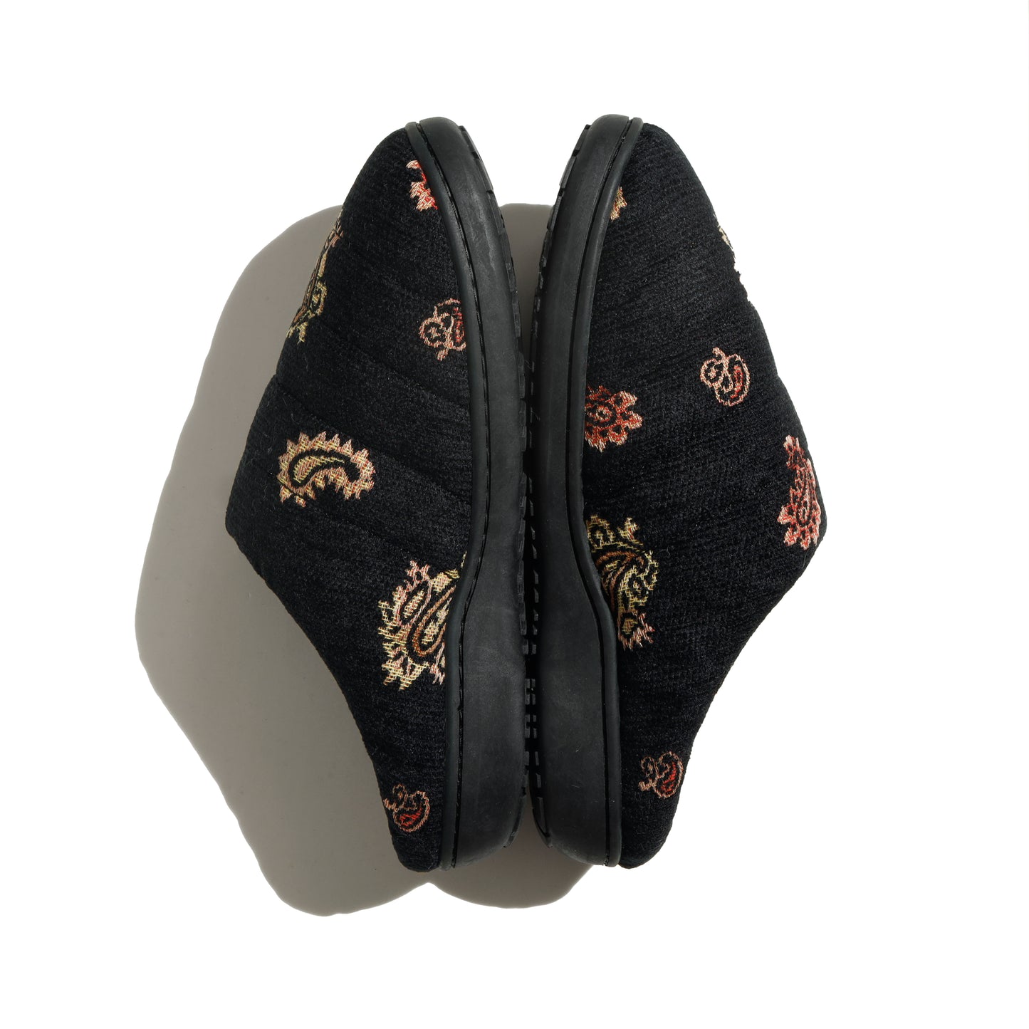 SUBU x superNova. Velvet Jacquard Black paisley