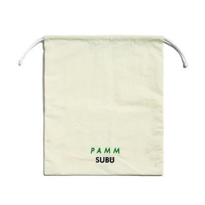 SUBU x PAMM "透明な空気のチェックニット" 透明なジャングルブラウン