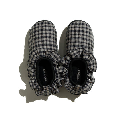 SUBU x COYSEIO FLUFF CHECK PADDING SHOES CHECK
