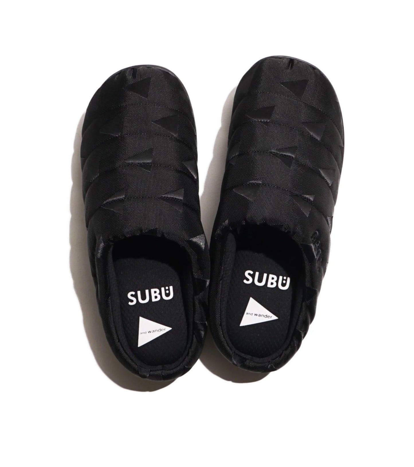 SUBU x and wander triangle JQ permanent sandal black