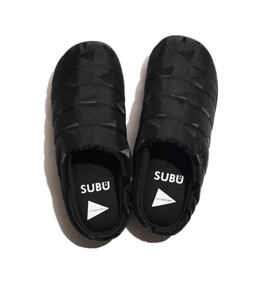 SUBU x and wander triangle JQ permanent sandal black